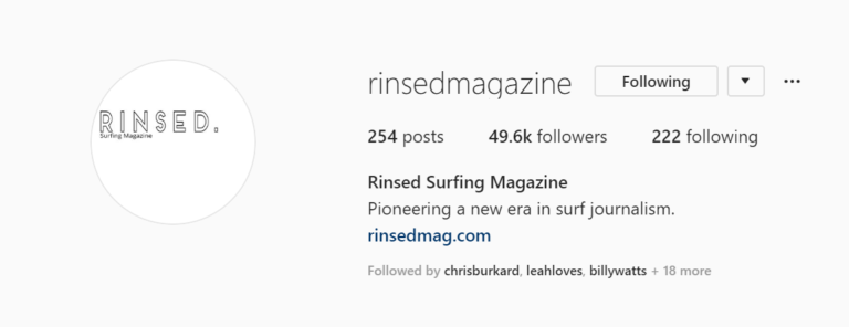 Read more about the article Rinsed Surfing Magazine